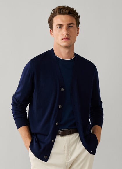 Merino Wool Cardigan
