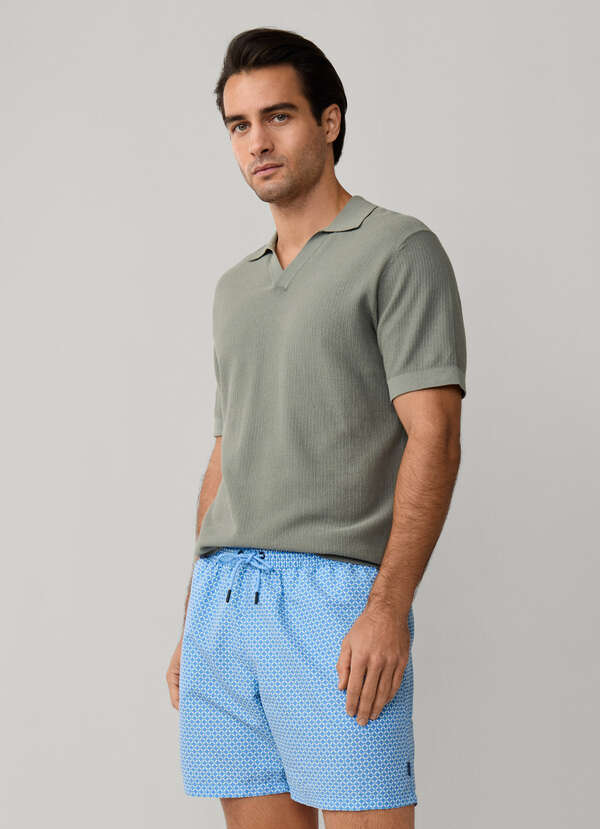 Mini Geo Print Swim Trunk Mini Geo Print Swim Trunk