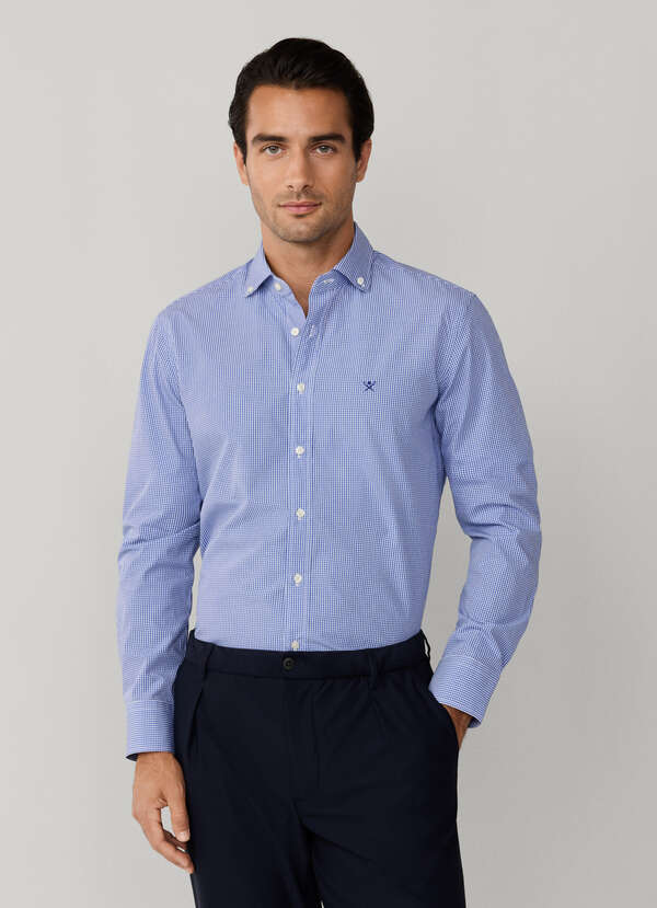 Tailored Fit City Gingham Poplin Shirt - 2 Tailored Fit City Gingham Poplin Shirt - 2