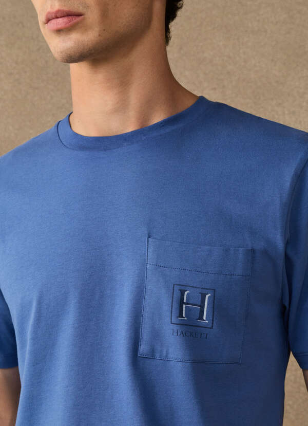 Classic Fit Shadow Logo Pocket T-Shirt - 2