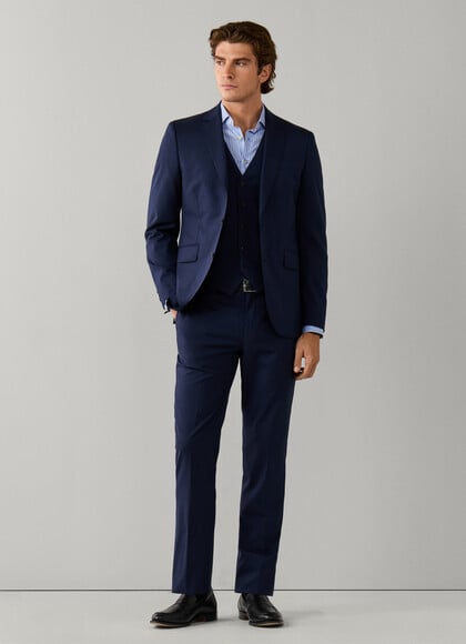 Wool Tropical Glencheck Suit