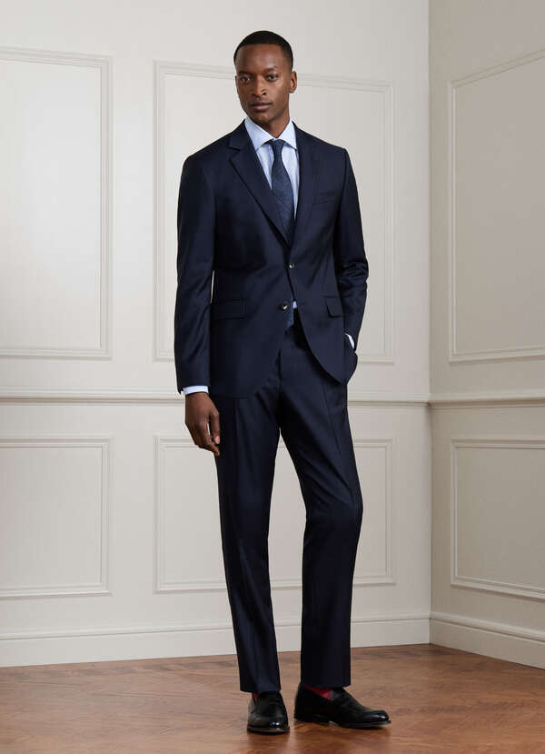 Wool Windowpane Suit - Woven in Italy  - 2
