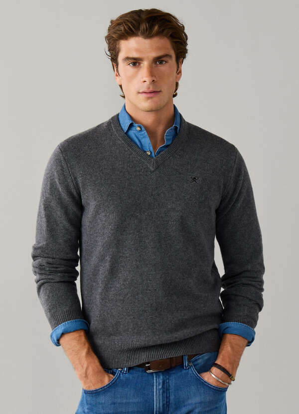 Lambswool V-Neck Jumper Lambswool V-Neck Jumper