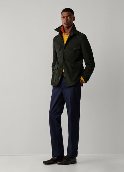 Tailored Fit Sanderson Stretch Cotton Chino