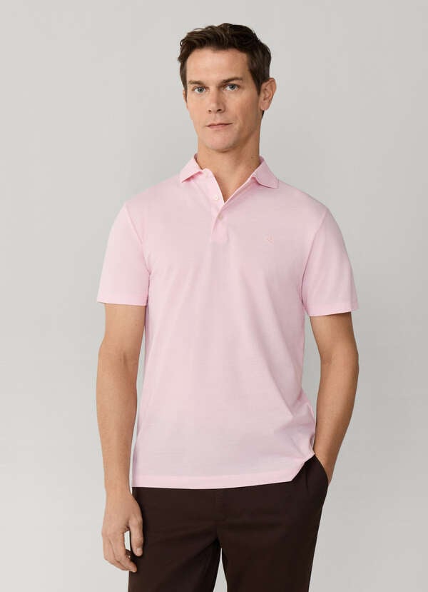 Classic Fit Short Sleeve Oxford Pique Polo - 2 Classic Fit Short Sleeve Oxford Pique Polo - 2