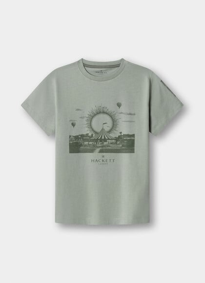 Classic Fit Graphic Festival Wheel T-Shirt