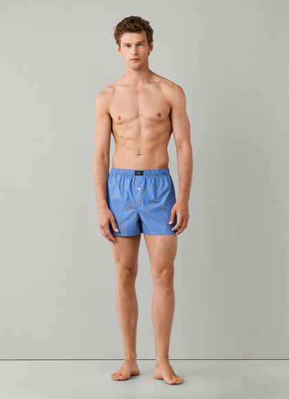 Two Pack Striped Boxers