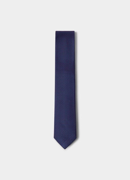Silk Tiny Flower Tie