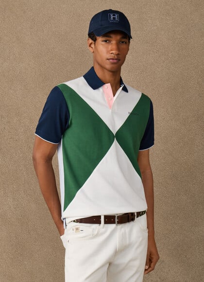 Classic Fit Short Sleeve Multi Number Polo