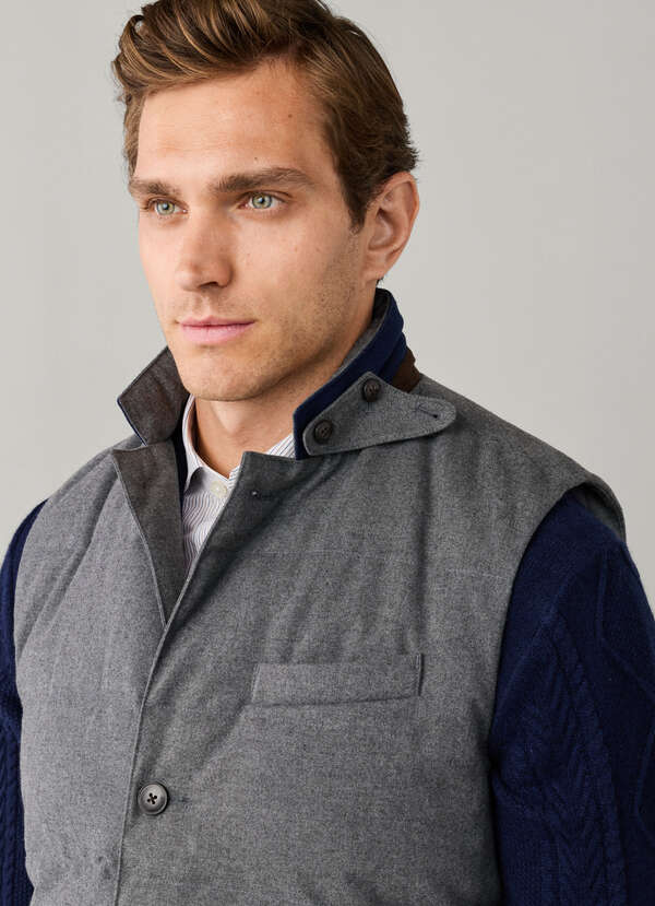 Tailored Flannel Gilet - 2 Tailored Flannel Gilet - 2