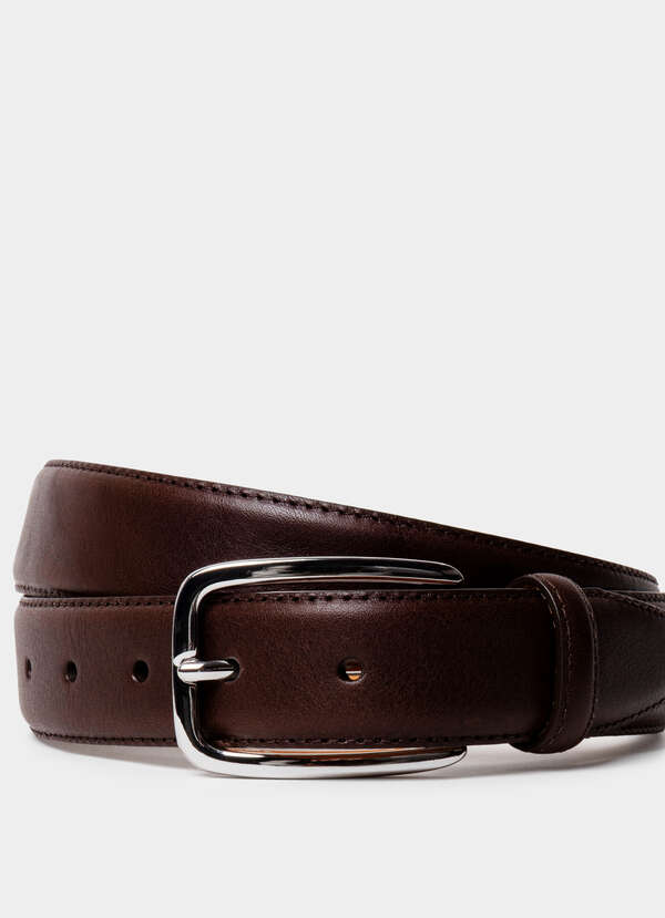 Formal Leather Dress Belt