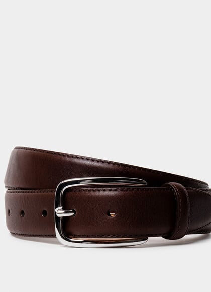 Formal Leather Dress Belt