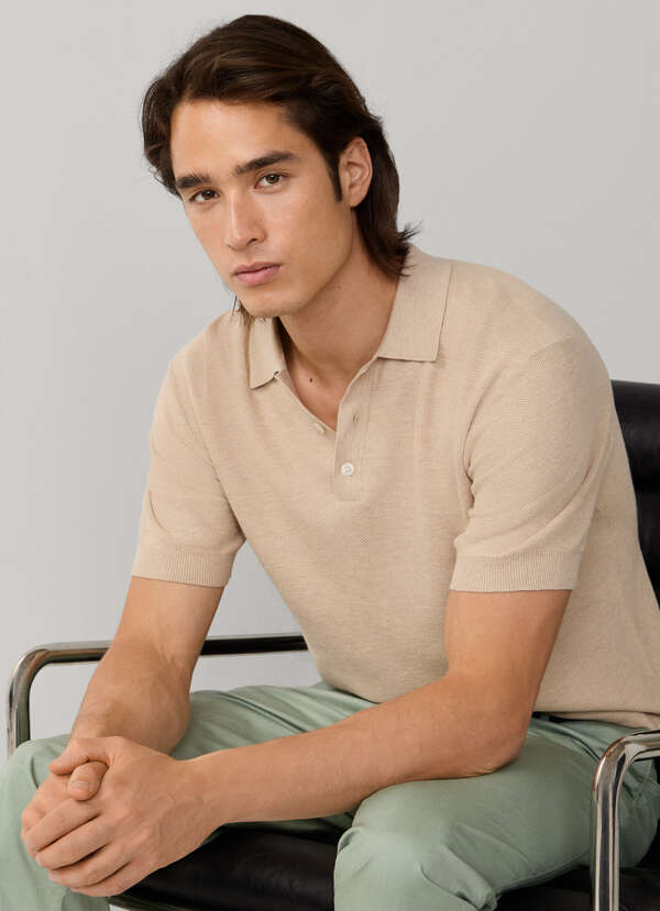 Classic Fit Short Sleeve Knit  Polo