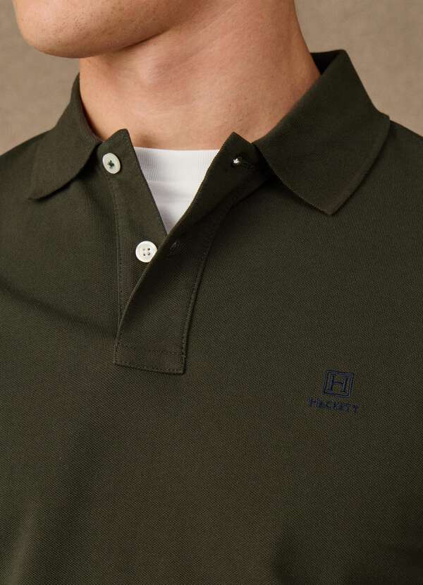Classic Fit Short Sleeve Branded Polo - 2