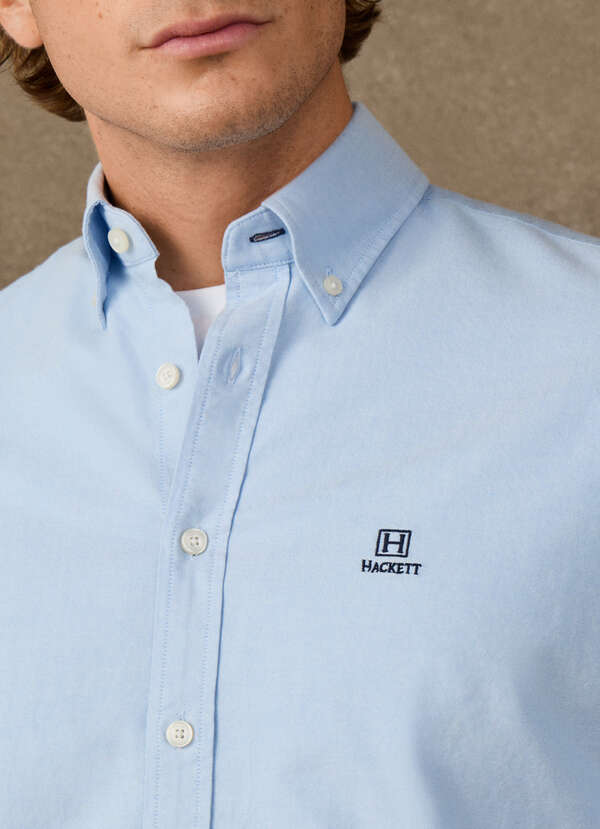 Classic Fit Solid Oxford Shirt - 2 Classic Fit Solid Oxford Shirt - 2