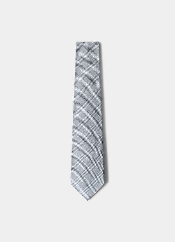 Silk Prince of Wales Tie - Made in England