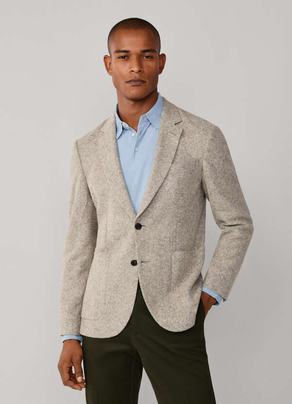 Cotton Lightweight Knit Blazer - 2