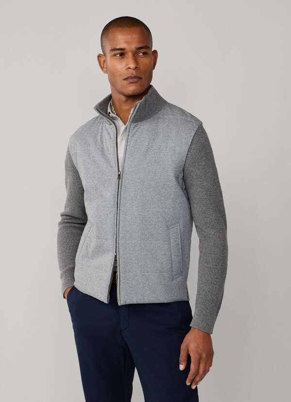 Merino Wool Hybrid Full-Zip Cardigan Merino Wool Hybrid Full-Zip Cardigan