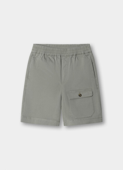 Classic Fit Washed Cargo Short