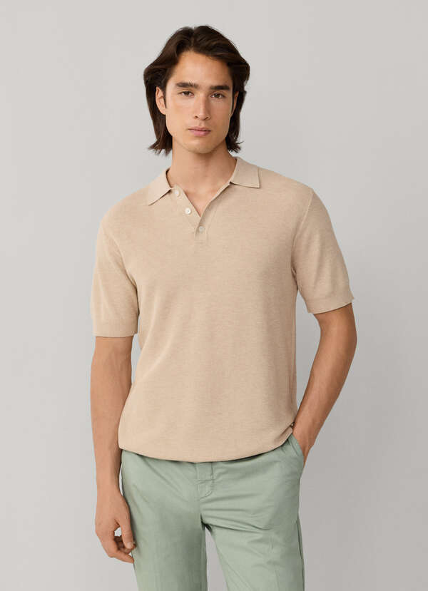Classic Fit Short Sleeve Knit  Polo - 2