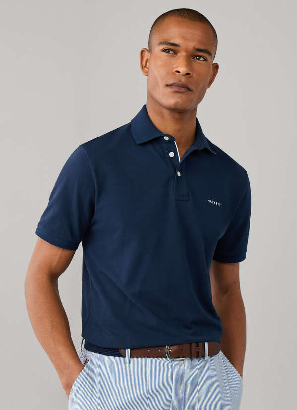 Classic Fit Short Sleeve Swim Trim Polo