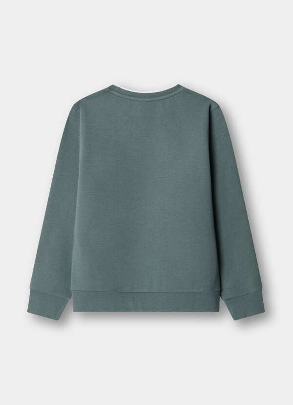 Classic Fit Branded Crew-Neck Sweat - 2 Classic Fit Branded Crew-Neck Sweat - 2