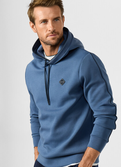 Branded Badge Hooded Sweat