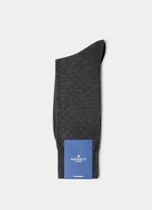 Mercerised Cotton Polka Dot Sock - 2