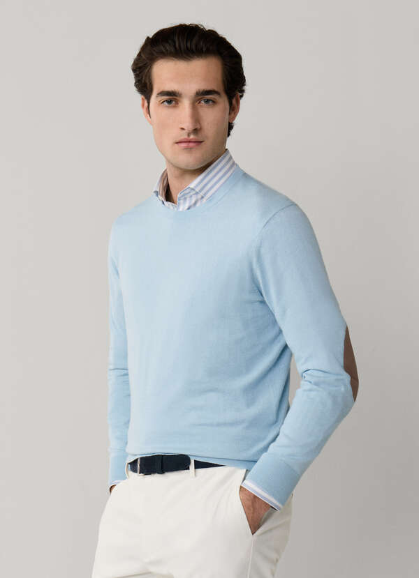 Cotton-Cashmere Crew-Neck Jumper