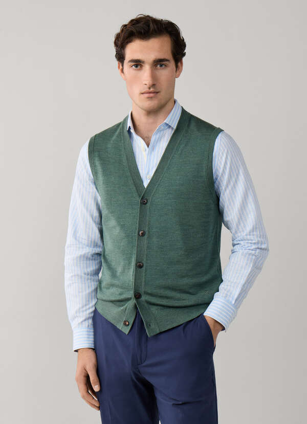 Merino Wool Waistcoat - 2