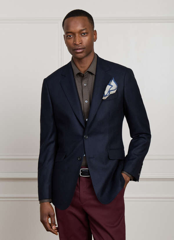 Wool-Cashmere Twill Blazer - Woven in Italy Wool-Cashmere Twill Blazer - Woven in Italy