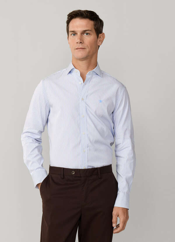 Classic Fit City Stripe Poplin Shirt - 2 Classic Fit City Stripe Poplin Shirt - 2