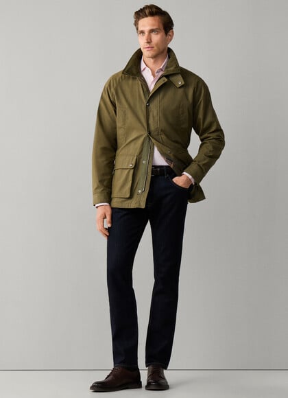 Slim Fit Rinse Wash Denim