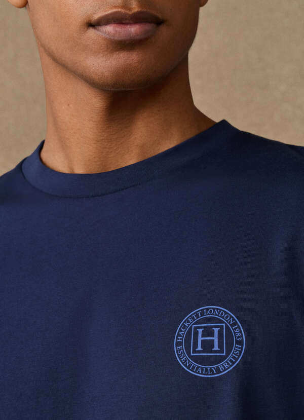 Classic Fit Branded H T-Shirt - 2