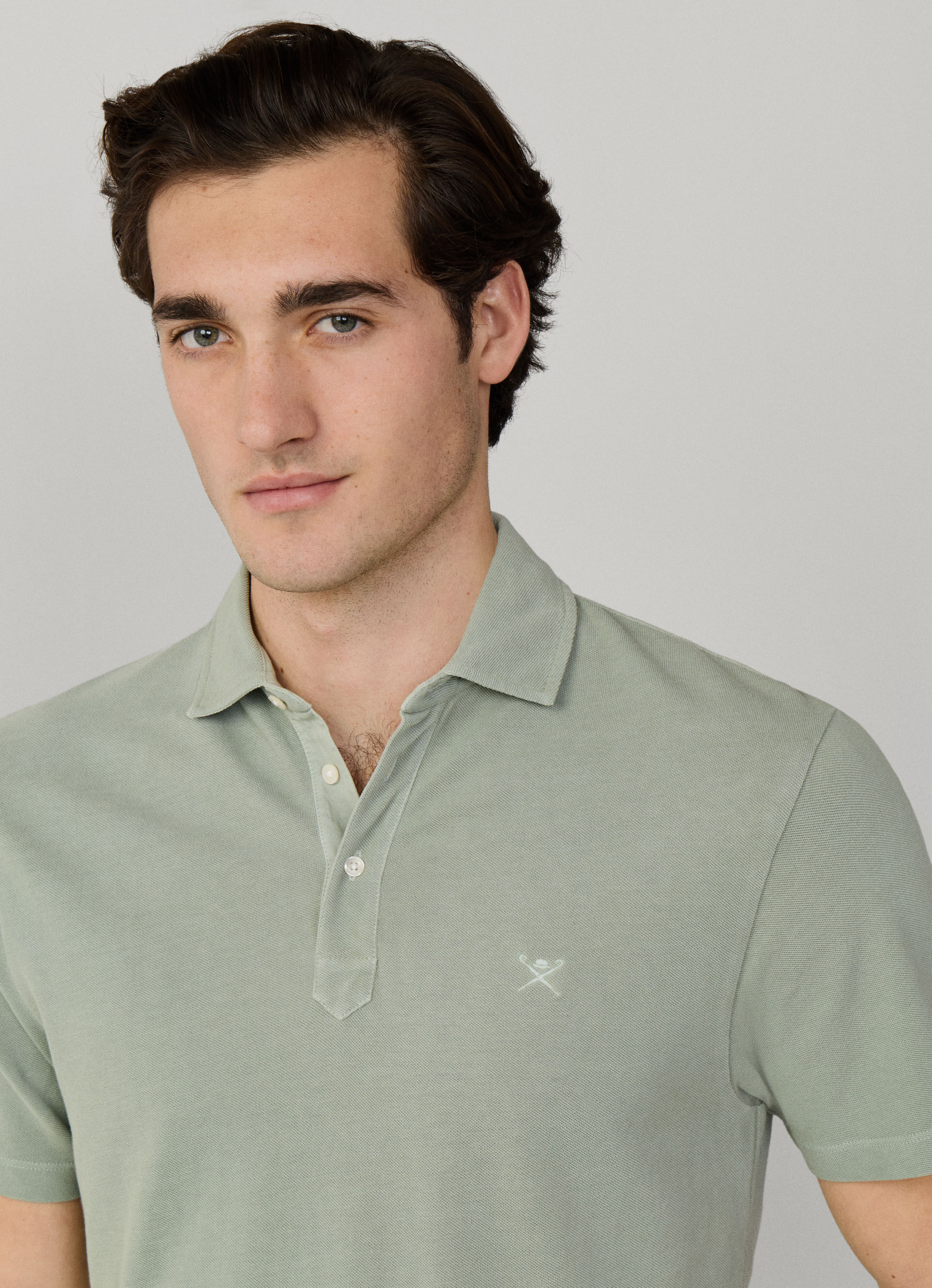 Classic Fit Short Sleeve Pique Polo | Hackett
