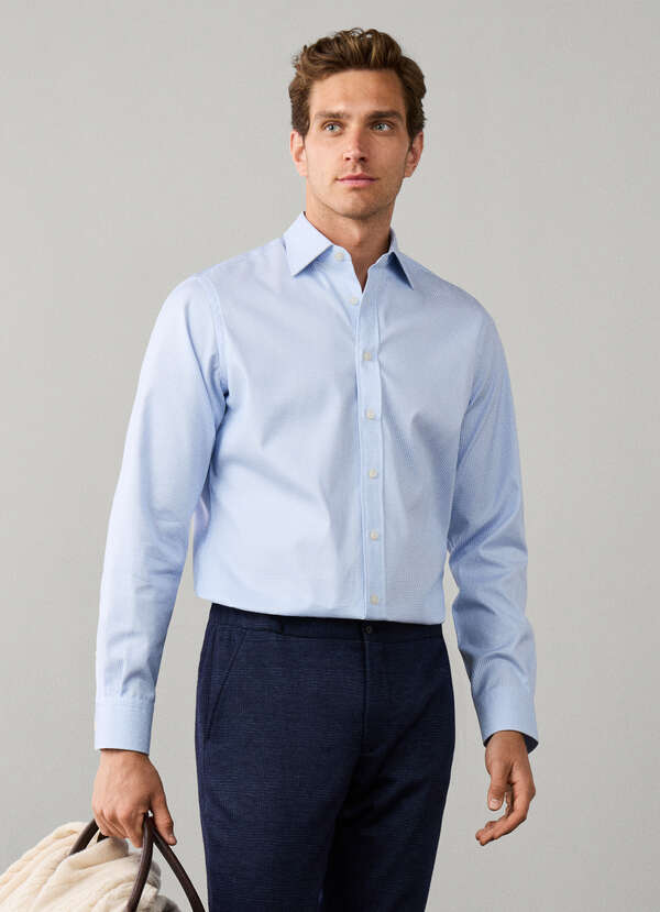 Classic Fit Travel Graph Shirt Classic Fit Travel Graph Shirt