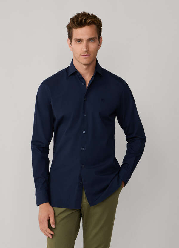Tailored Fit Stretch Poplin Shirt - 2