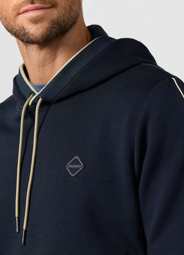 Branded Badge Hooded Sweat - 2