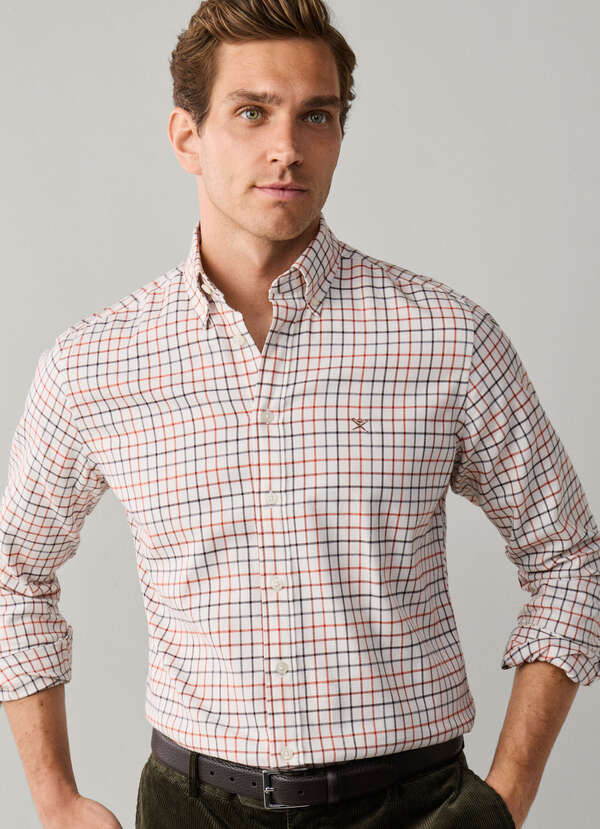Tailored Fit Wide Tattersall Shirt Tailored Fit Wide Tattersall Shirt