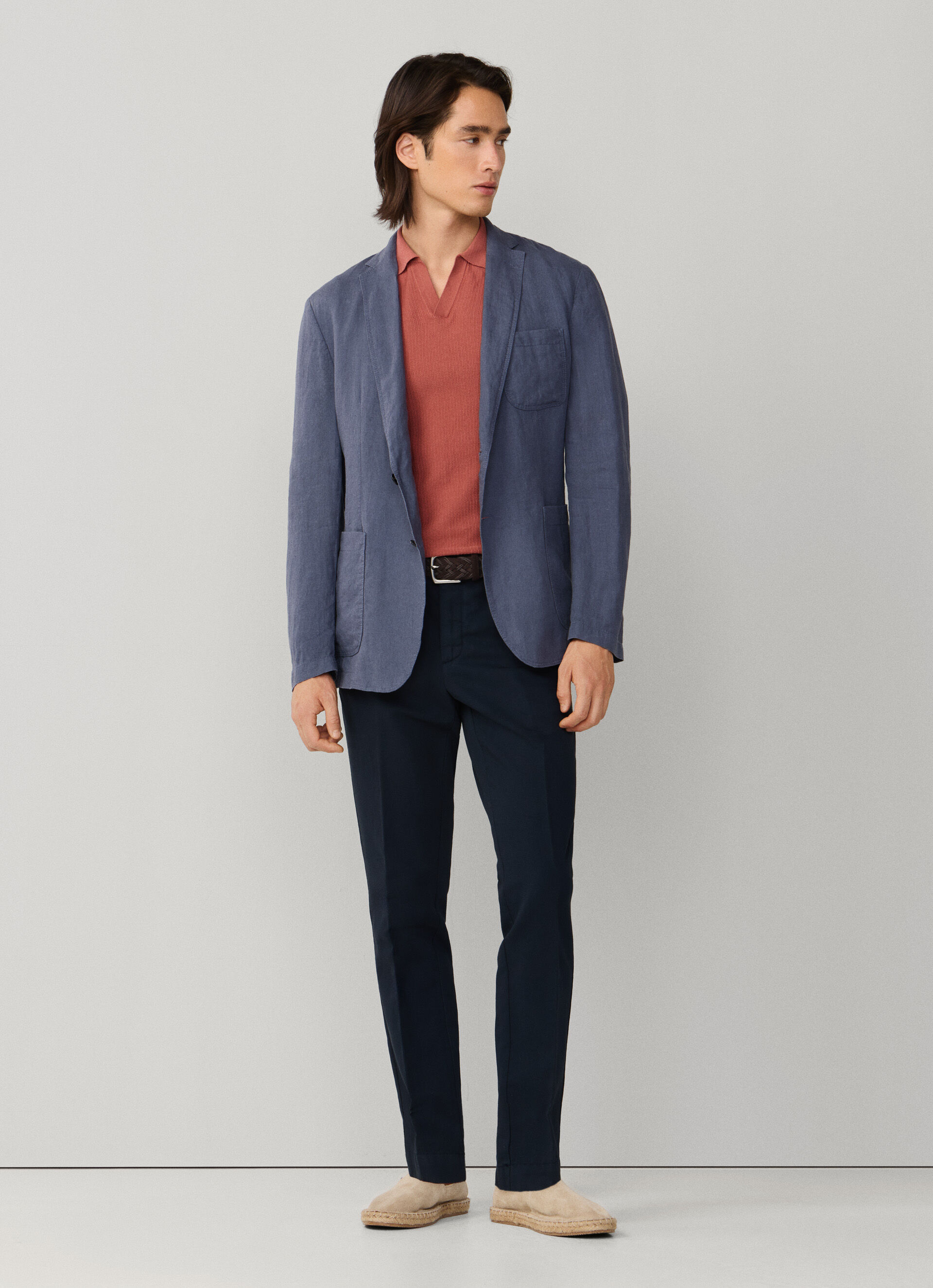 Chino de Lino Kensington Fit Slim | Hackett