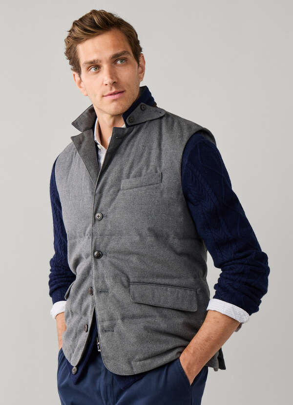 Tailored Flannel Gilet Tailored Flannel Gilet
