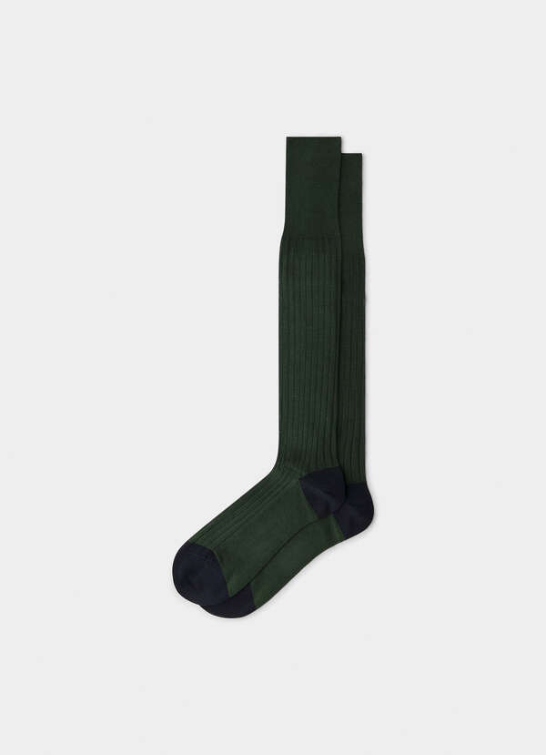 Mercerised Cotton Sock Long