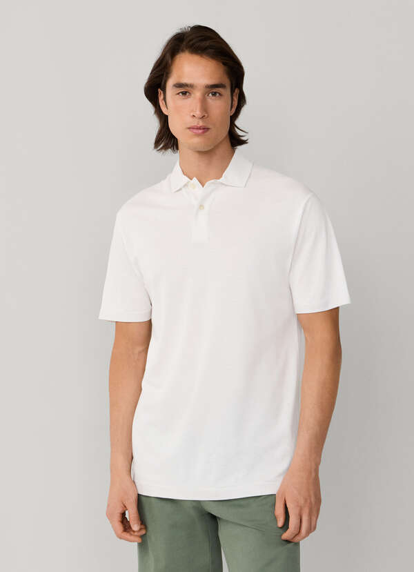 Classic Fit Short Sleeve Travel Pique Polo - 2