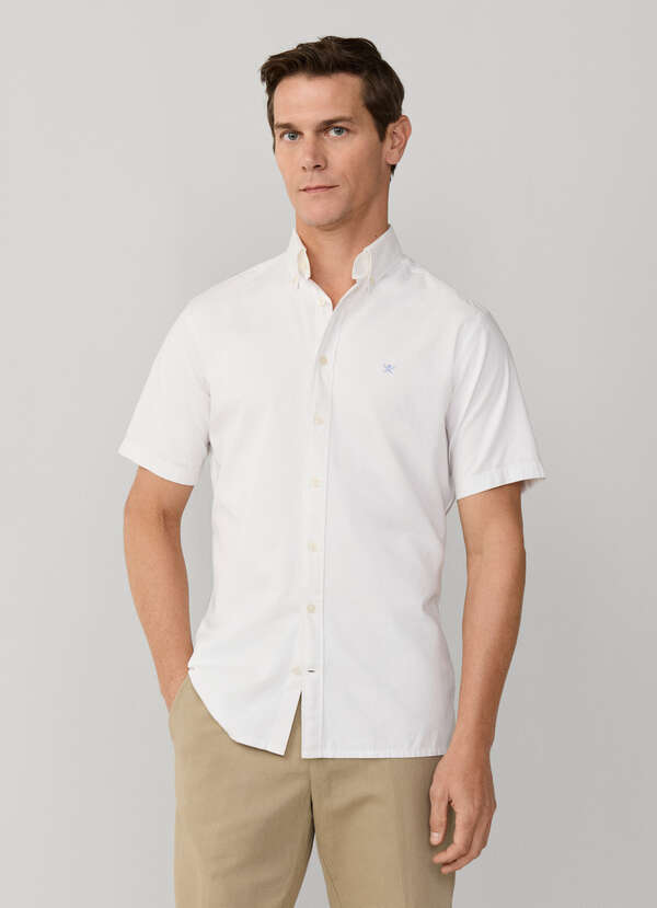 Tailored Fit Short Sleeve Oxford Shirt - 2 Tailored Fit Short Sleeve Oxford Shirt - 2