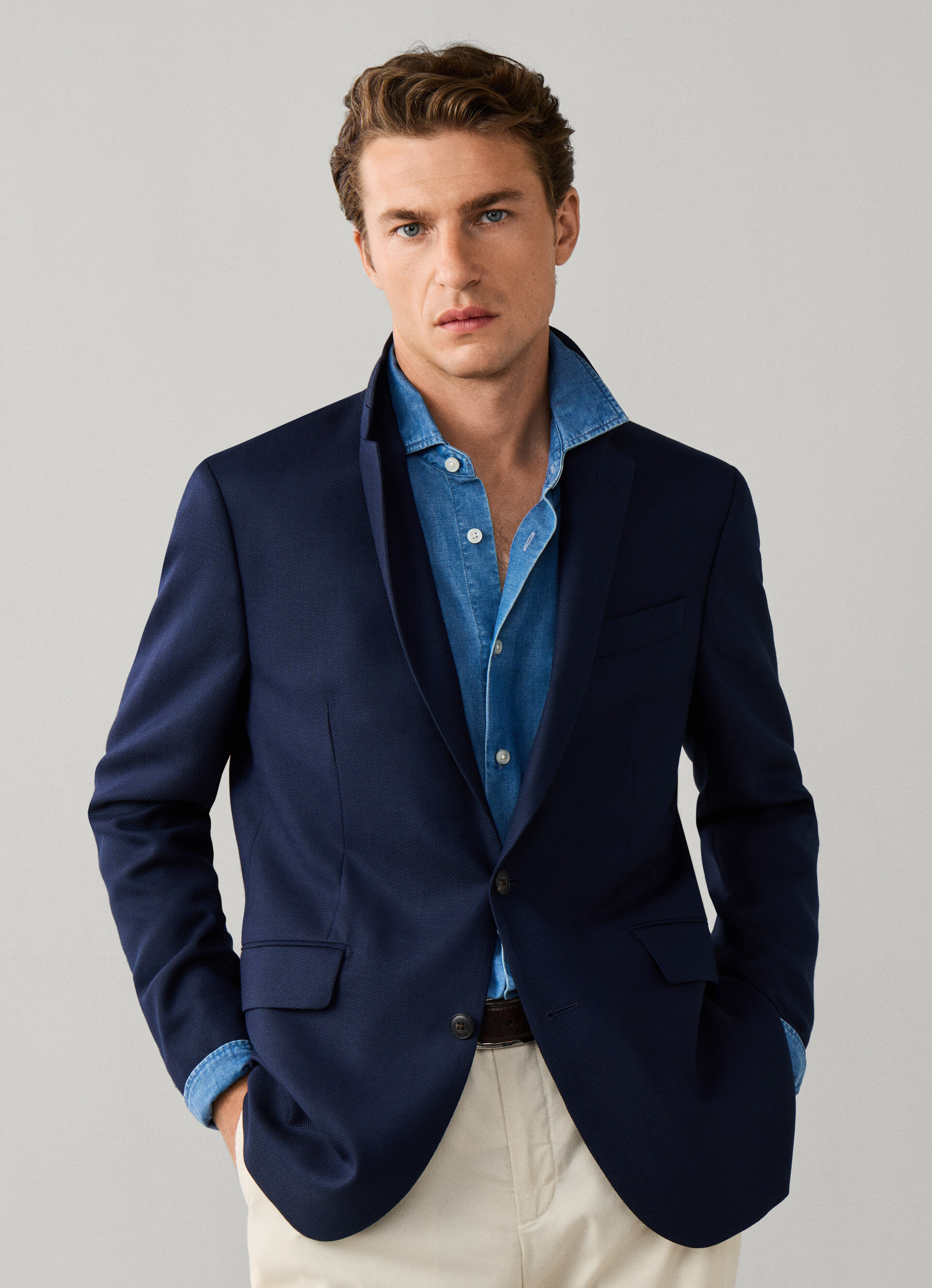 Hopsack Blazer | Hackett London Hopsack Blazer | Hackett London