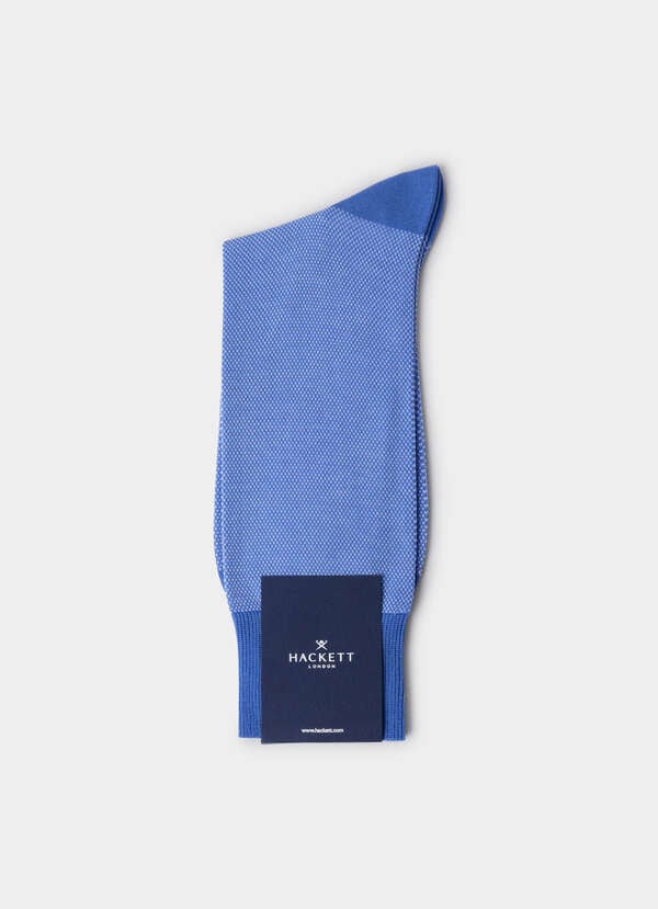 Mercerised Cotton Birdseye Socks - 2 Mercerised Cotton Birdseye Socks - 2