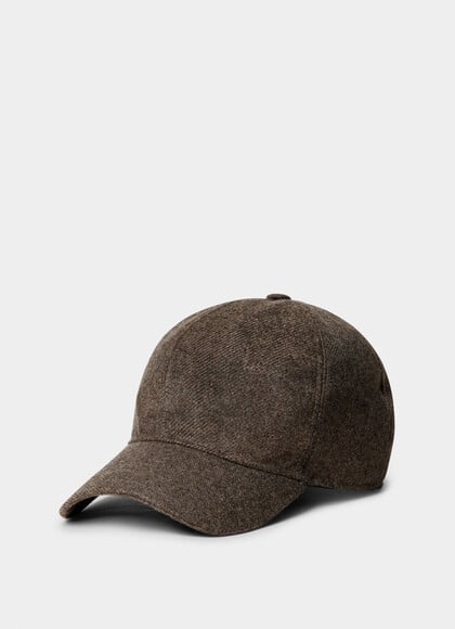 Loro Piana Wool-Cashmere Twill Cap