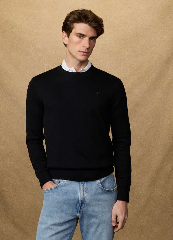 Cotton Crew-Neck Jumper - 2