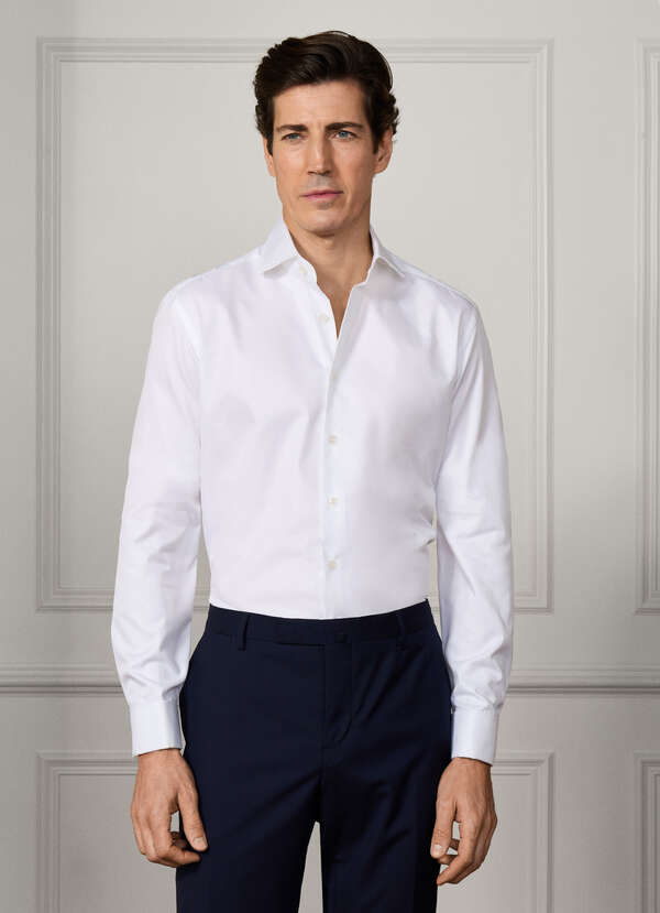 Tailored Fit Formal Twill Shirt - 2 Tailored Fit Formal Twill Shirt - 2