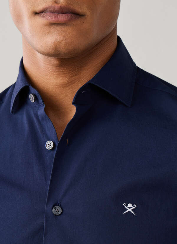 Tailored Fit Stretch Poplin Shirt - 2 Tailored Fit Stretch Poplin Shirt - 2